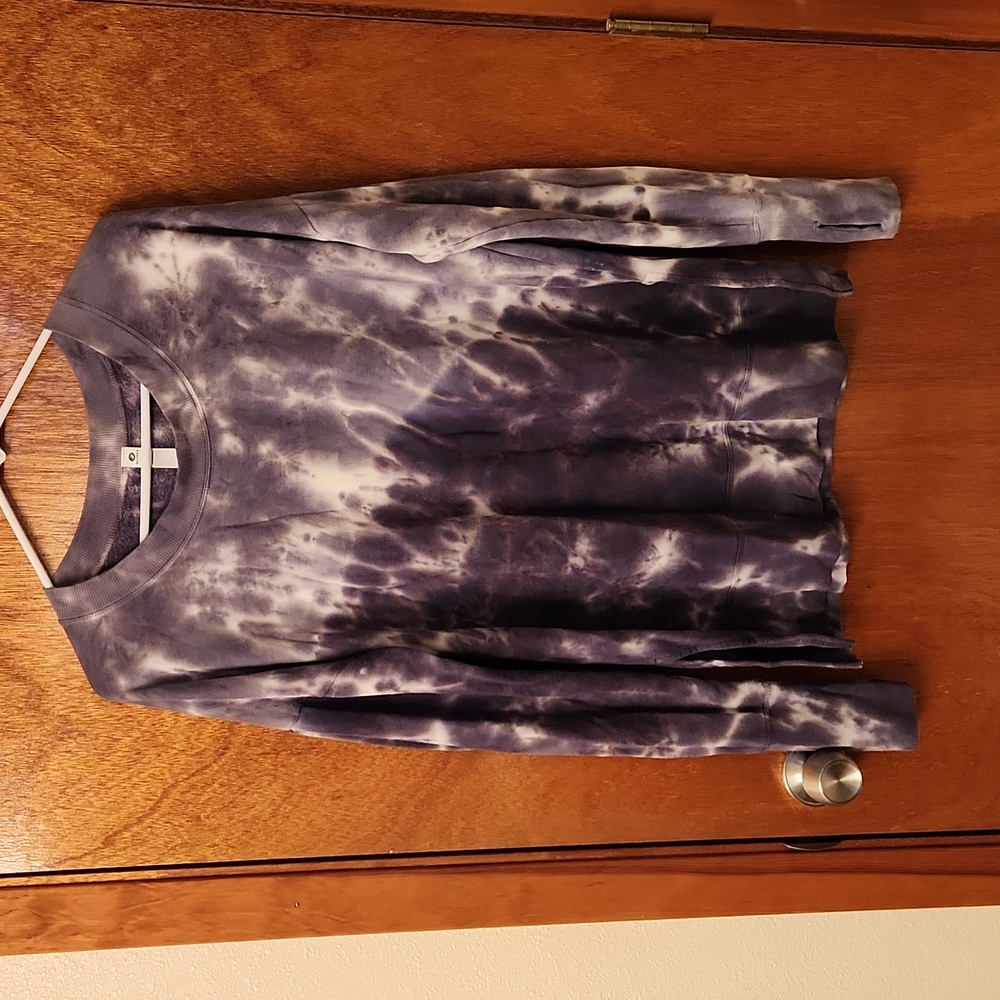 Indigo Ombre Long Sleeve Top -- New, without tags